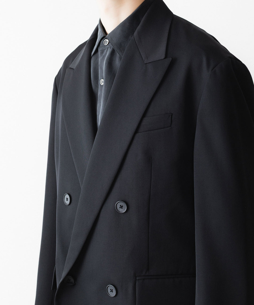 ssstein(シュタイン)のDOUBLE BREASTED BLAZER - BLACKの公式通販サイトsession福岡セレクトショップ