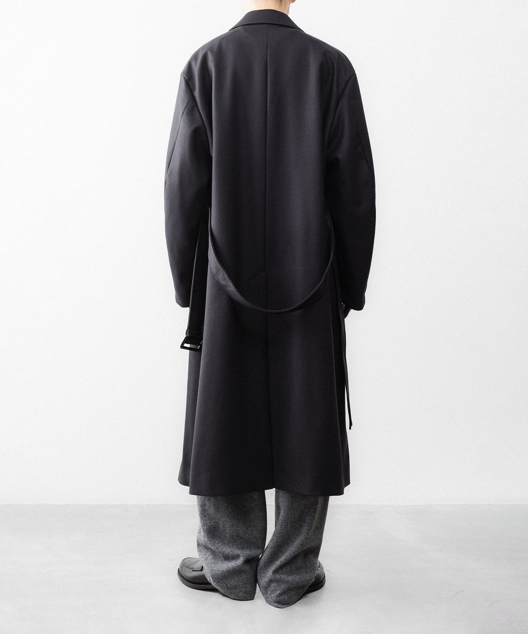 ssstein(シュタイン)のWOOL MELTON LAY CHESTER COAT - DARK CHARCOALの公式通販サイトsession福岡セレクトショップ