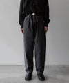 【stein】CHEMICAL BLEACHED DENIM JEANS - BLACK