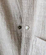 画像をギャラリービューアに読み込む, phebus フィーバス WOOL AMUNZEN SHIRTの BEIGE 公式通販サイトsession福岡セレクトショップ
