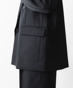 ssstein / シュタイン】DOUBLE BREASTED BLAZER - BLACK | 公式通販