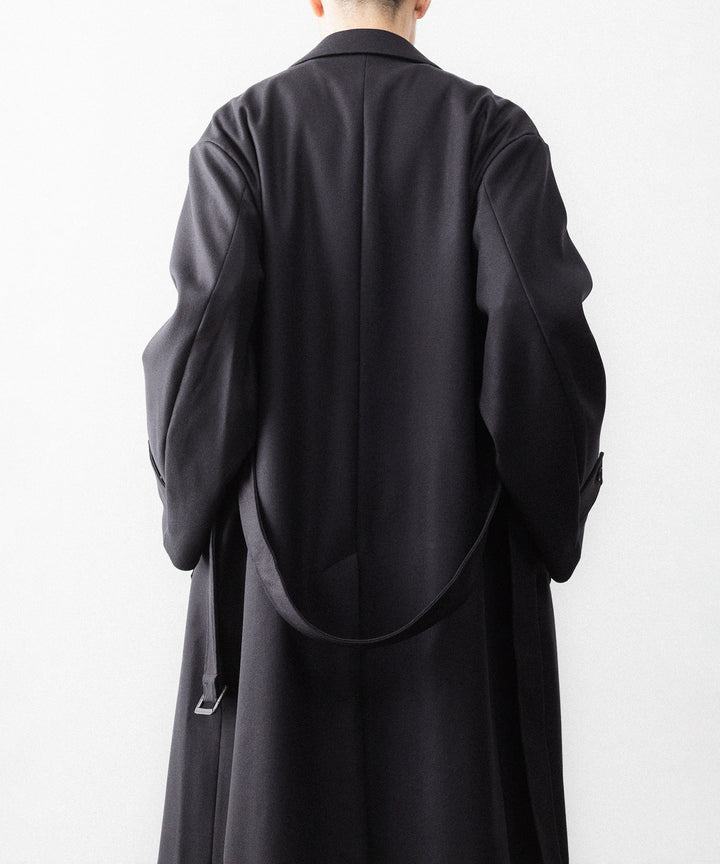 ssstein(シュタイン)のWOOL MELTON LAY CHESTER COAT - DARK CHARCOALの公式通販サイトsession福岡セレクトショップ