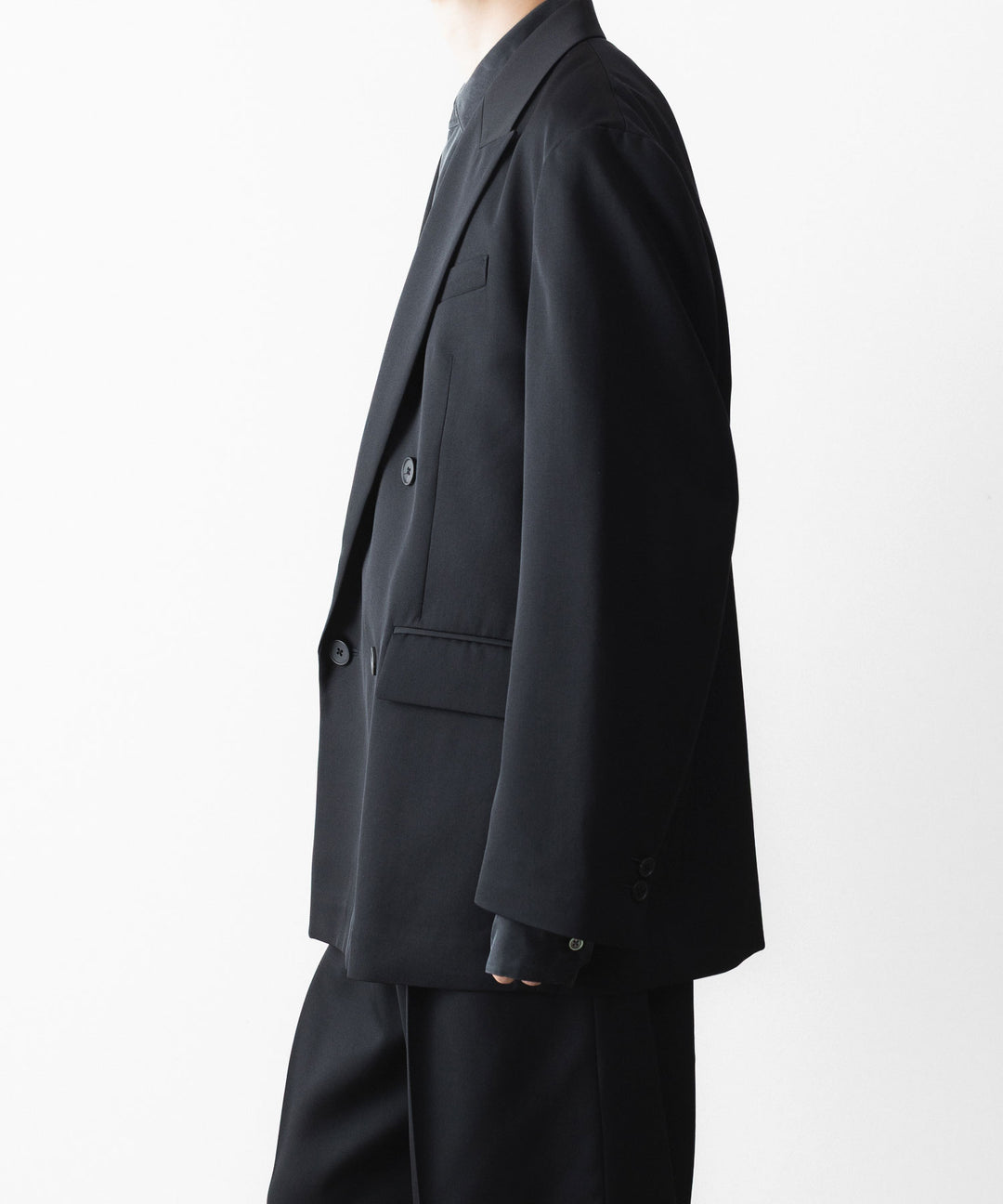 ssstein(シュタイン)のDOUBLE BREASTED BLAZER - BLACKの公式通販サイトsession福岡セレクトショップ