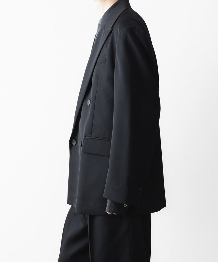 ssstein(シュタイン)のDOUBLE BREASTED BLAZER - BLACKの公式通販サイトsession福岡セレクトショップ