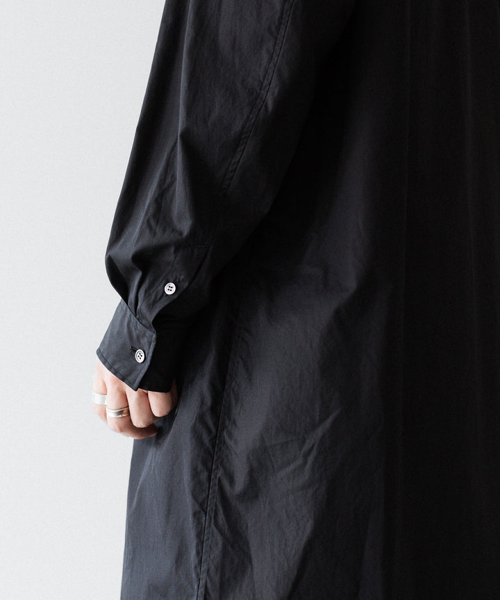 VEIN ヴェインの140/2 GIZA BROAD LONG SHIRT - BLACKの公式通販サイトsession福岡セレクトショップ
