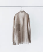 画像をギャラリービューアに読み込む, phebus フィーバス WOOL AMUNZEN SHIRTの BEIGE 公式通販サイトsession福岡セレクトショップ
