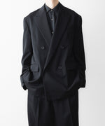 画像をギャラリービューアに読み込む, ssstein(シュタイン)のDOUBLE BREASTED BLAZER - BLACKの公式通販サイトsession福岡セレクトショップ

