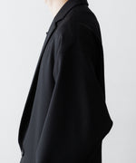 画像をギャラリービューアに読み込む, ato(アトウ)のONE BUTTON DEEP V-ZONE JACKET - BLACKの公式通販サイトsession福岡セレクトショップ
