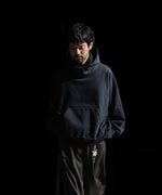 画像をギャラリービューアに読み込む, ssstein(シュタイン)のUNTWISTED YARN FADE SWEAT HOOD LS - DARK NAVYの公式通販サイトsession福岡セレクトショップ
