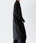 画像をギャラリービューアに読み込む, VEIN ヴェインの140/2 GIZA BROAD LONG SHIRT - BLACKの公式通販サイトsession福岡セレクトショップ

