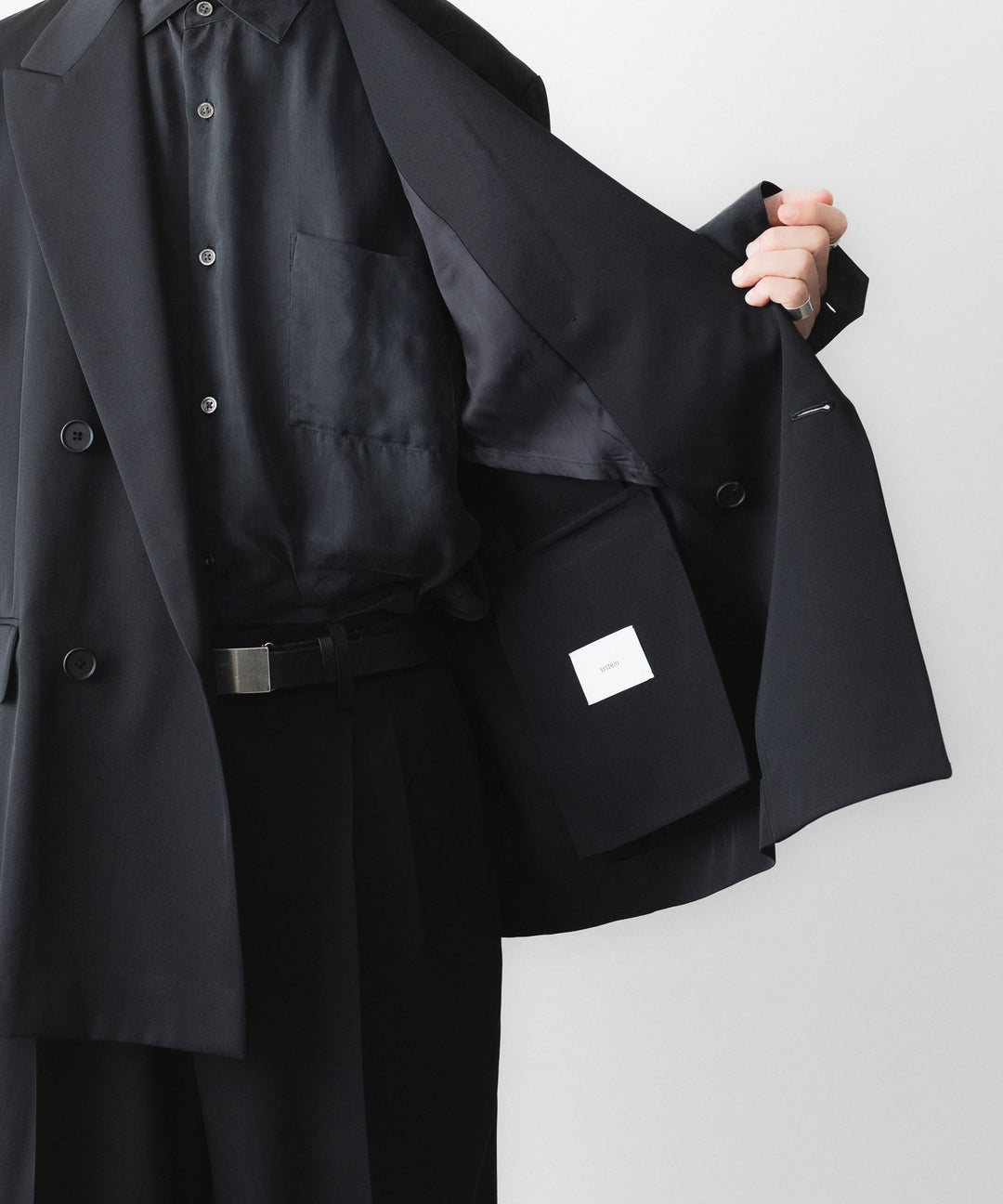 ssstein(シュタイン)のDOUBLE BREASTED BLAZER - BLACKの公式通販サイトsession福岡セレクトショップ