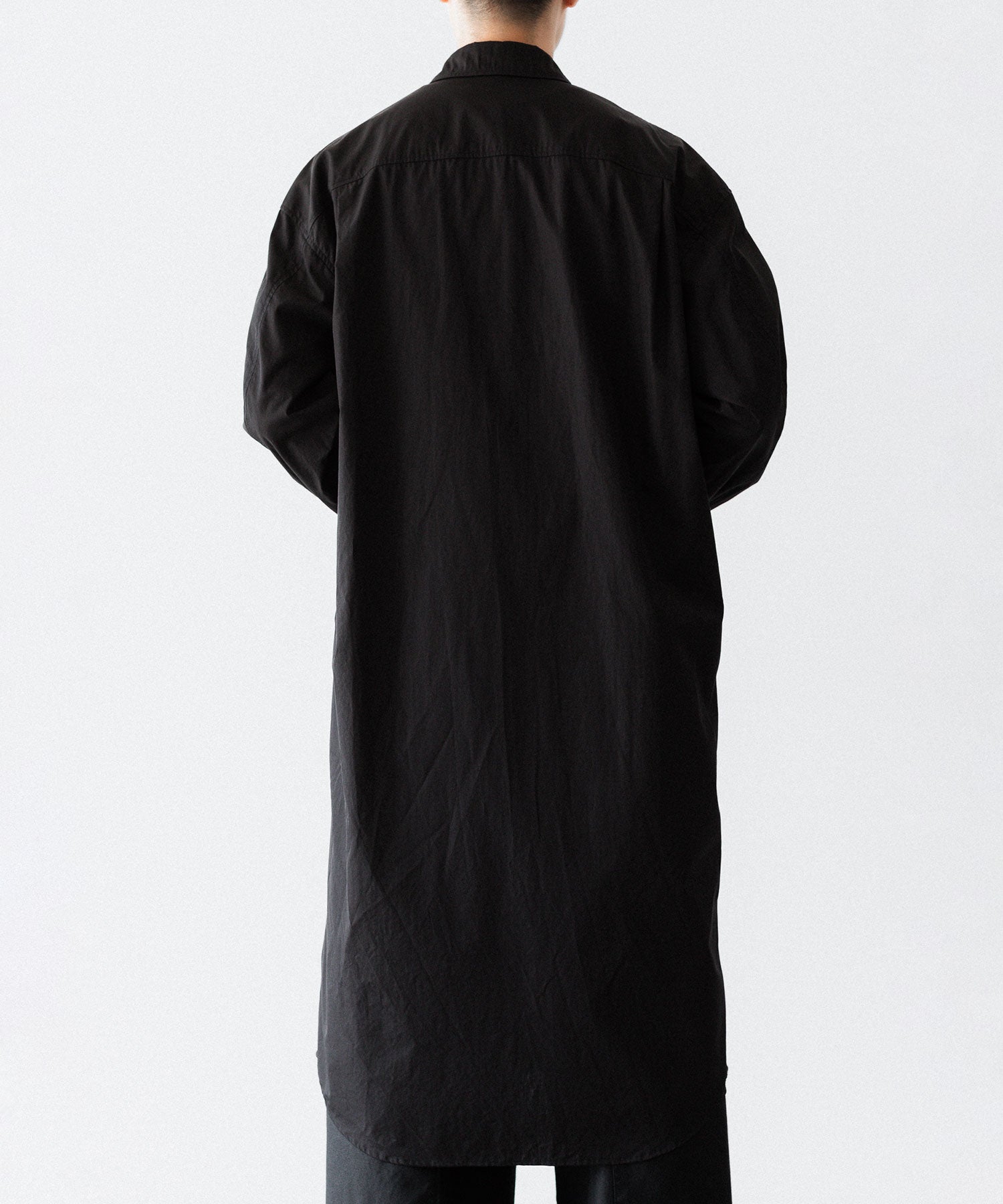 VEIN ヴェインの140/2 GIZA BROAD LONG SHIRT - BLACKの公式通販サイトsession福岡セレクトショップ