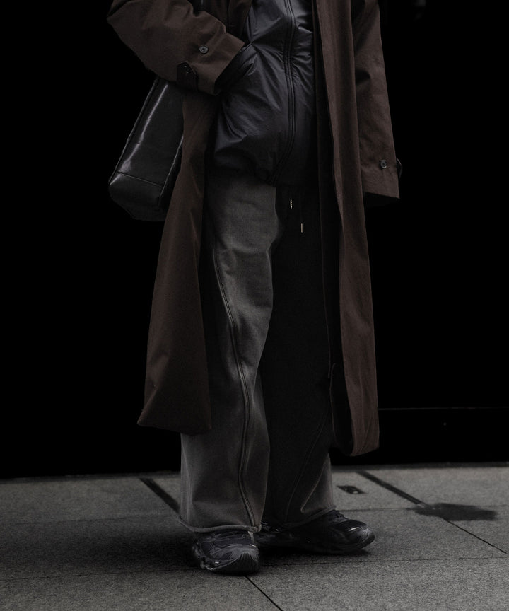 KANEMASA PHIL. カネマサフフィル36G FINE SWEAT DRAPING EASY PANTSのCHARCOAL PIGMENT公式通販サイトsession福岡セレクトショップ