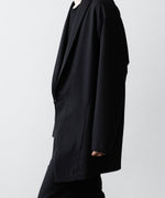 画像をギャラリービューアに読み込む, ato(アトウ)のONE BUTTON DEEP V-ZONE JACKET - BLACKの公式通販サイトsession福岡セレクトショップ
