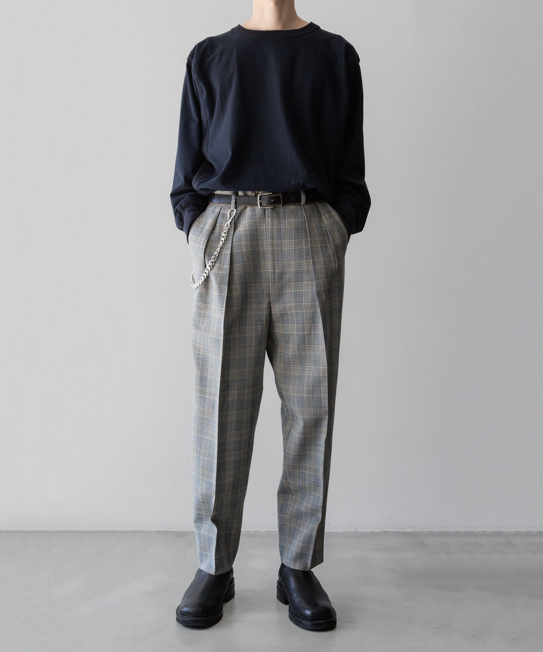 【INTÉRIM】インテリムのREVERSE WAVE L/S HIGH GAGE SWEAT SHIRT - D.NAVY公式通販サイトsession福岡セレクトショップ