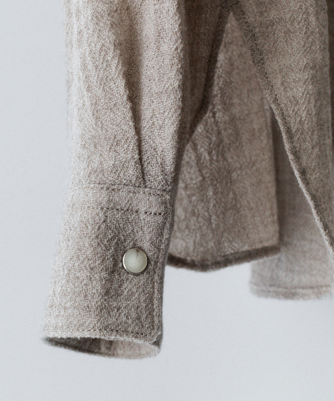 phebus フィーバス WOOL AMUNZEN SHIRTの BEIGE 公式通販サイトsession福岡セレクトショップ