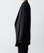 画像をギャラリービューアに読み込む, ato(アトウ)のONE BUTTON DEEP V-ZONE JACKET - BLACKの公式通販サイトsession福岡セレクトショップ
