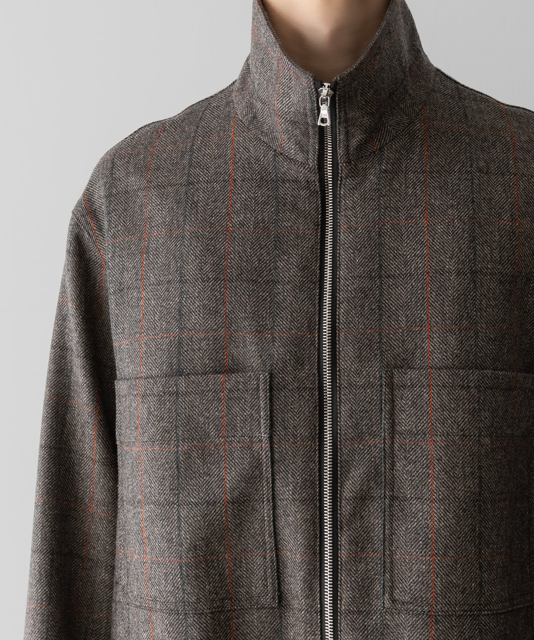 ssstein(シュタイン)の24AWコレクション DRIZZLER ZIP UP JACKET - GLEN CHECK 公式通販サイトsession福岡セレクトショップ