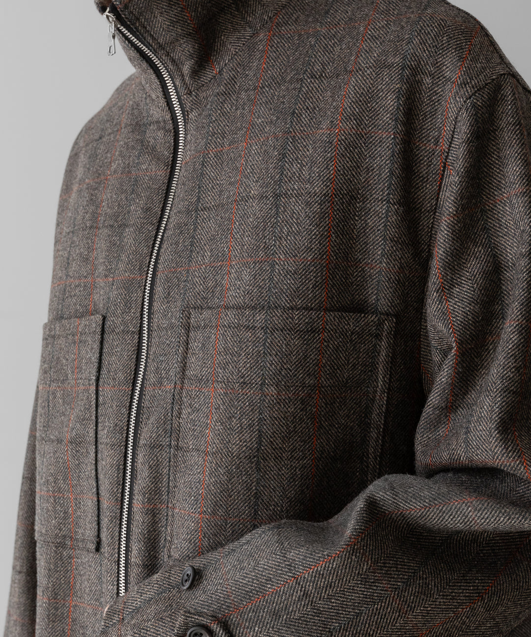 ssstein(シュタイン)の24AWコレクション DRIZZLER ZIP UP JACKET - GLEN CHECK 公式通販サイトsession福岡セレクトショップ