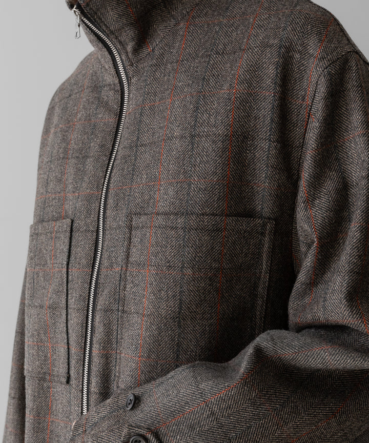 ssstein(シュタイン)の24AWコレクション DRIZZLER ZIP UP JACKET - GLEN CHECK 公式通販サイトsession福岡セレクトショップ