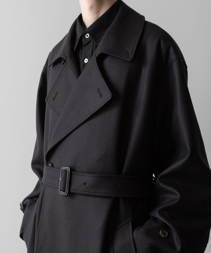 ssstein(シュタイン)の24AWコレクション OVERSIZED DOUBLE BREASTED COAT - DARK CHARCOAL 公式通販サイトsession福岡セレクトショップ