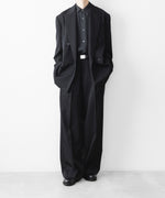 画像をギャラリービューアに読み込む, ssstein(シュタイン)のEASY LONG WIDE TROUSERS - BLACKの公式通販サイトsession福岡セレクトショップ

