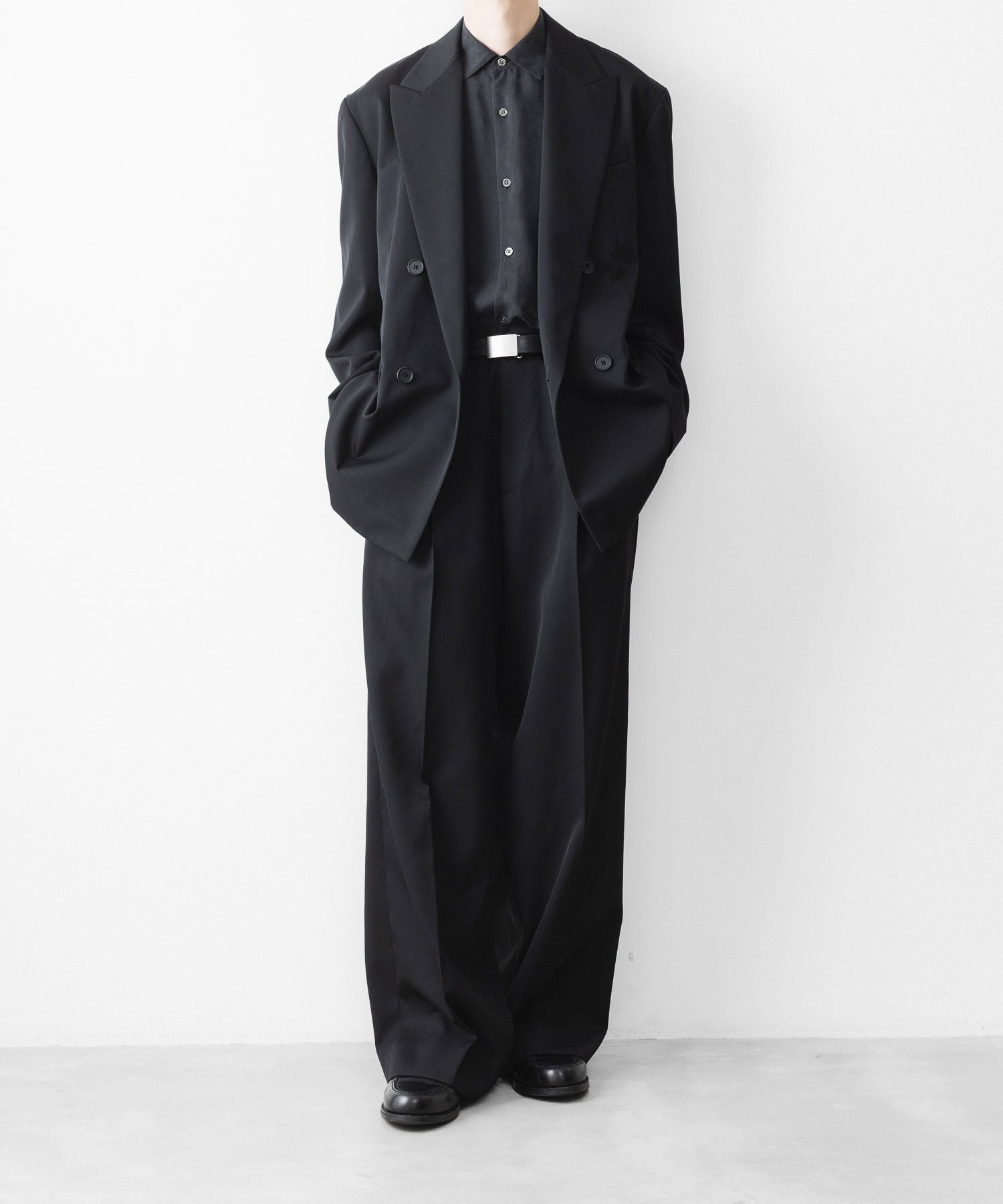 ssstein / シュタイン】DOUBLE BREASTED BLAZER - BLACK | 公式通販