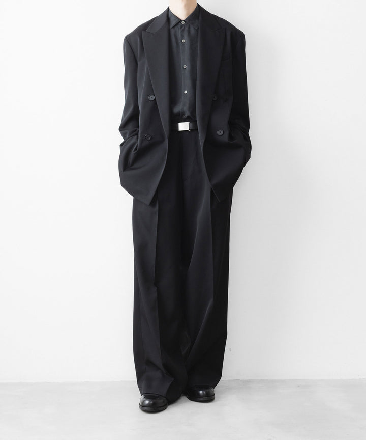 ssstein(シュタイン)のDOUBLE BREASTED BLAZER - BLACKの公式通販サイトsession福岡セレクトショップ