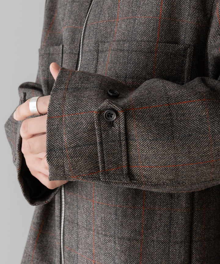ssstein(シュタイン)の24AWコレクション DRIZZLER ZIP UP JACKET - GLEN CHECK 公式通販サイトsession福岡セレクトショップ