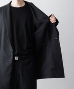 画像をギャラリービューアに読み込む, ato(アトウ)のONE BUTTON DEEP V-ZONE JACKET - BLACKの公式通販サイトsession福岡セレクトショップ
