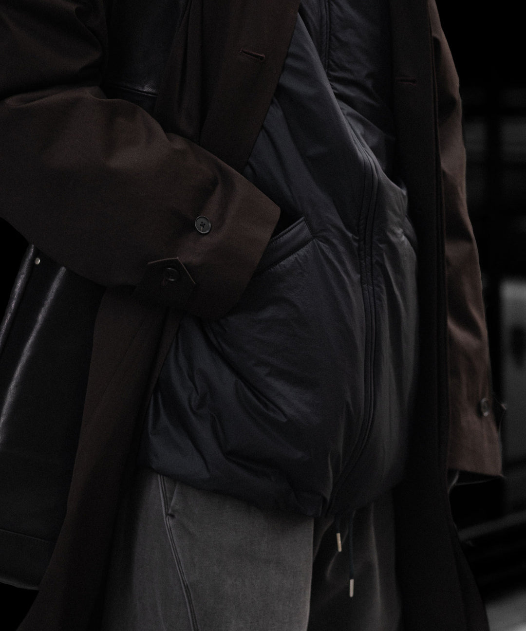 paratrait パラトレイトのPMEMBRANE SHELL PUFF BLOUSON のBLACK 公式通販サイトsession福岡セレクトショップ