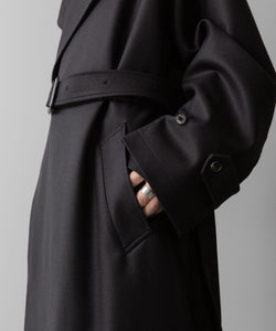 ssstein(シュタイン)の24AWコレクション OVERSIZED DOUBLE BREASTED COAT - DARK CHARCOAL 公式通販サイトsession福岡セレクトショップ