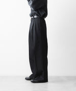 画像をギャラリービューアに読み込む, ssstein(シュタイン)のEASY LONG WIDE TROUSERS - BLACKの公式通販サイトsession福岡セレクトショップ
