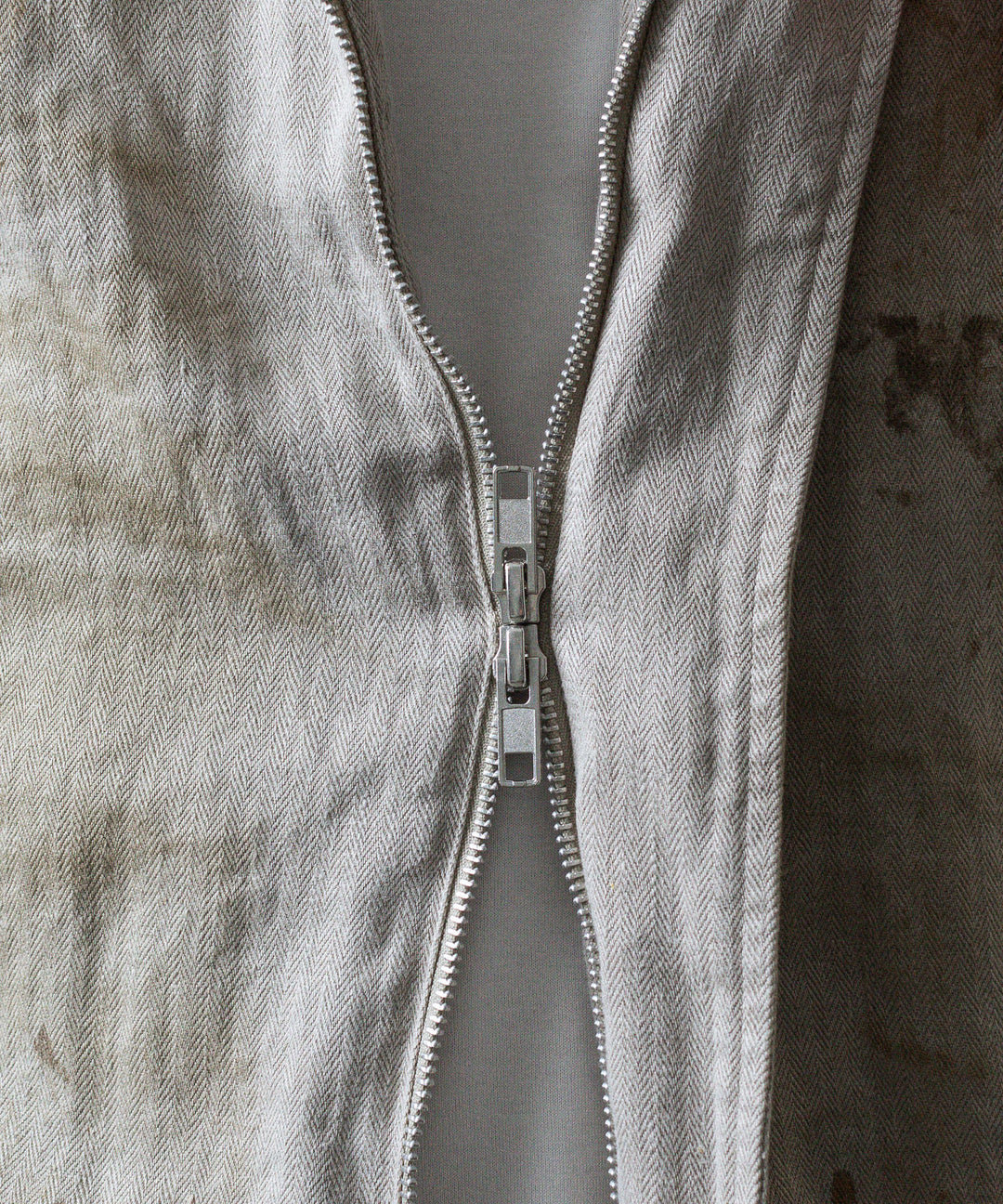 ssstein(シュタイン)のHEAVY LINEN HERRINGBONE ZIP JACKET - NATURALの公式通販サイトsession福岡セレクトショップ