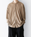 【KANEMASA PHIL.】46G ECLIPSE SHIRT -  KHAKI BEIGE