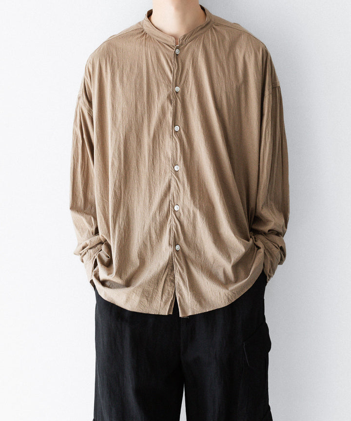 KANEMASA PHIL. カネマサフィルの46G ECLIPSE SHIRTのKHAKI BEIGE公式通販サイトsession福岡セレクトショップ
