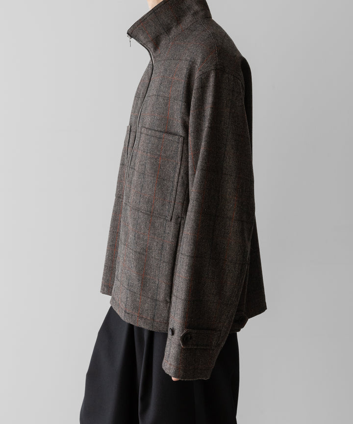 ssstein(シュタイン)の24AWコレクション DRIZZLER ZIP UP JACKET - GLEN CHECK 公式通販サイトsession福岡セレクトショップ