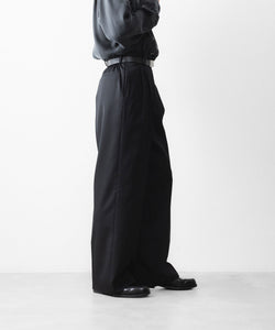 ssstein / シュタイン】EASY LONG WIDE TROUSERS - BLACK | 公式通販