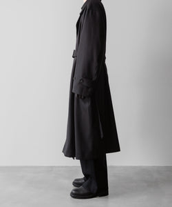 ssstein(シュタイン)の24AWコレクション OVERSIZED DOUBLE BREASTED COAT - DARK CHARCOAL 公式通販サイトsession福岡セレクトショップ