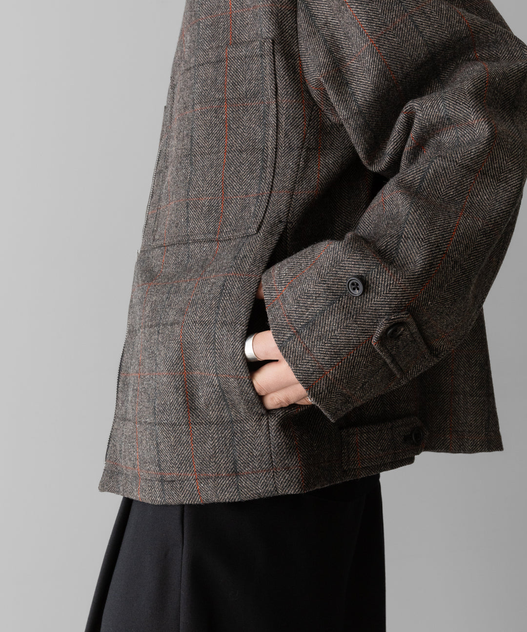 ssstein(シュタイン)の24AWコレクション DRIZZLER ZIP UP JACKET - GLEN CHECK 公式通販サイトsession福岡セレクトショップ