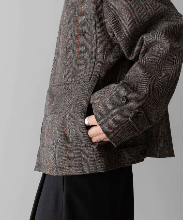 ssstein(シュタイン)の24AWコレクション DRIZZLER ZIP UP JACKET - GLEN CHECK 公式通販サイトsession福岡セレクトショップ