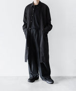 画像をギャラリービューアに読み込む, VEIN ヴェインの140/2 GIZA BROAD LONG SHIRT - BLACKの公式通販サイトsession福岡セレクトショップ
