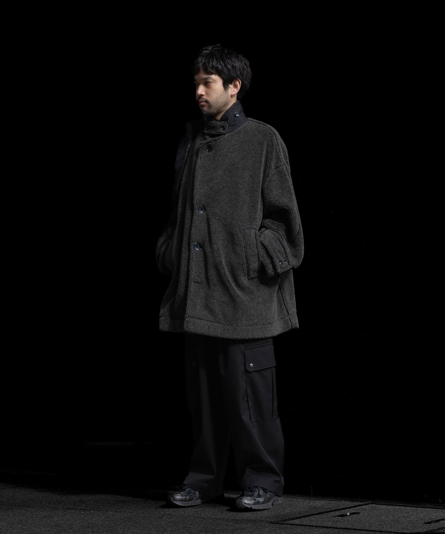 ssstein(シュタイン)のCARGO POCKET WIDE EASY TROUSERS - BLACKの公式通販サイトsession福岡セレクトショップ
