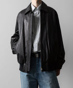 画像をギャラリービューアに読み込む, ssstein(シュタイン)の24AWコレクション LEATHER ZIP SHORT JACKET - BLACK 公式通販サイトsession福岡セレクトショップ
