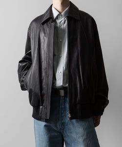 ssstein(シュタイン)の24AWコレクション LEATHER ZIP SHORT JACKET - BLACK 公式通販サイトsession福岡セレクトショップ