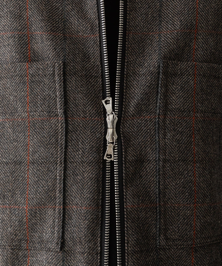 ssstein(シュタイン)の24AWコレクション DRIZZLER ZIP UP JACKET - GLEN CHECK 公式通販サイトsession福岡セレクトショップ
