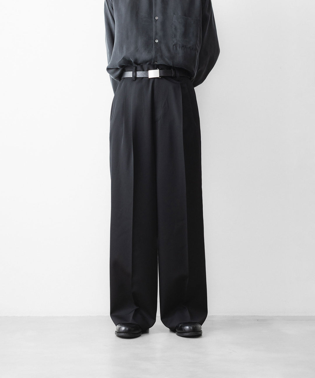 ssstein(シュタイン)のEASY LONG WIDE TROUSERS - BLACKの公式通販サイトsession福岡セレクトショップ
