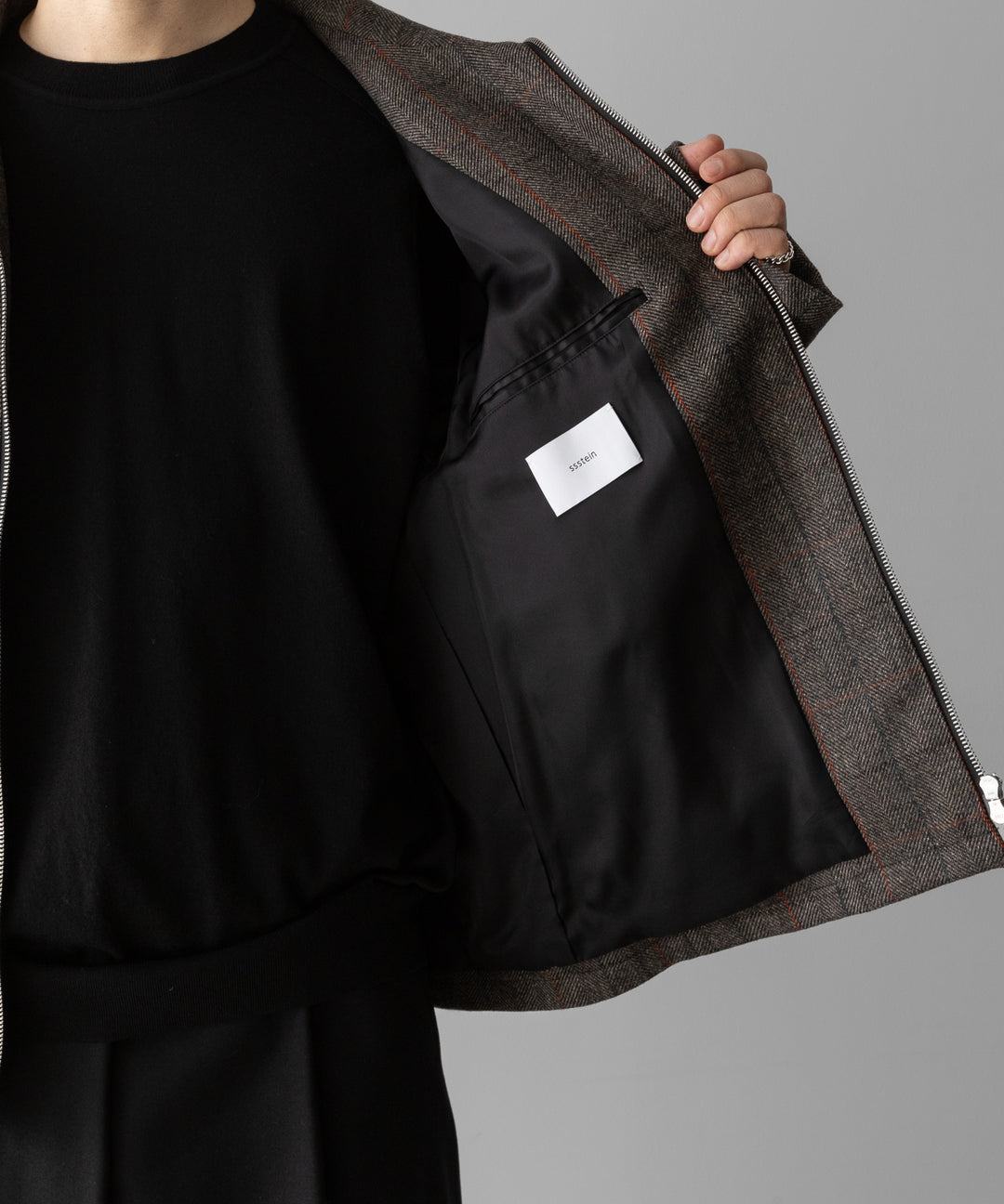 ssstein(シュタイン)の24AWコレクション DRIZZLER ZIP UP JACKET - GLEN CHECK 公式通販サイトsession福岡セレクトショップ