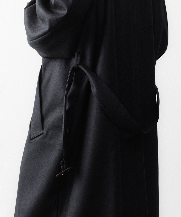 ssstein(シュタイン)のWOOL MELTON LAY CHESTER COAT - BLACKの公式通販サイトsession福岡セレクトショップ