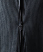 画像をギャラリービューアに読み込む, 【OPPOSE DUALITY】NO COLLAR RIB ZIP TOP - BLACK
